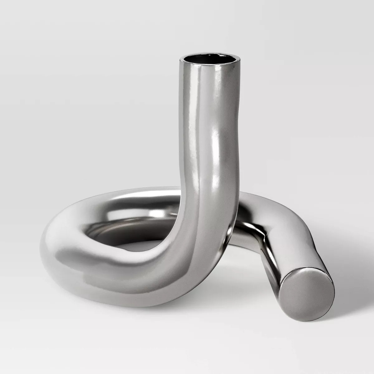 Silver Metal Single Candle Holder - Threshold™ | Target