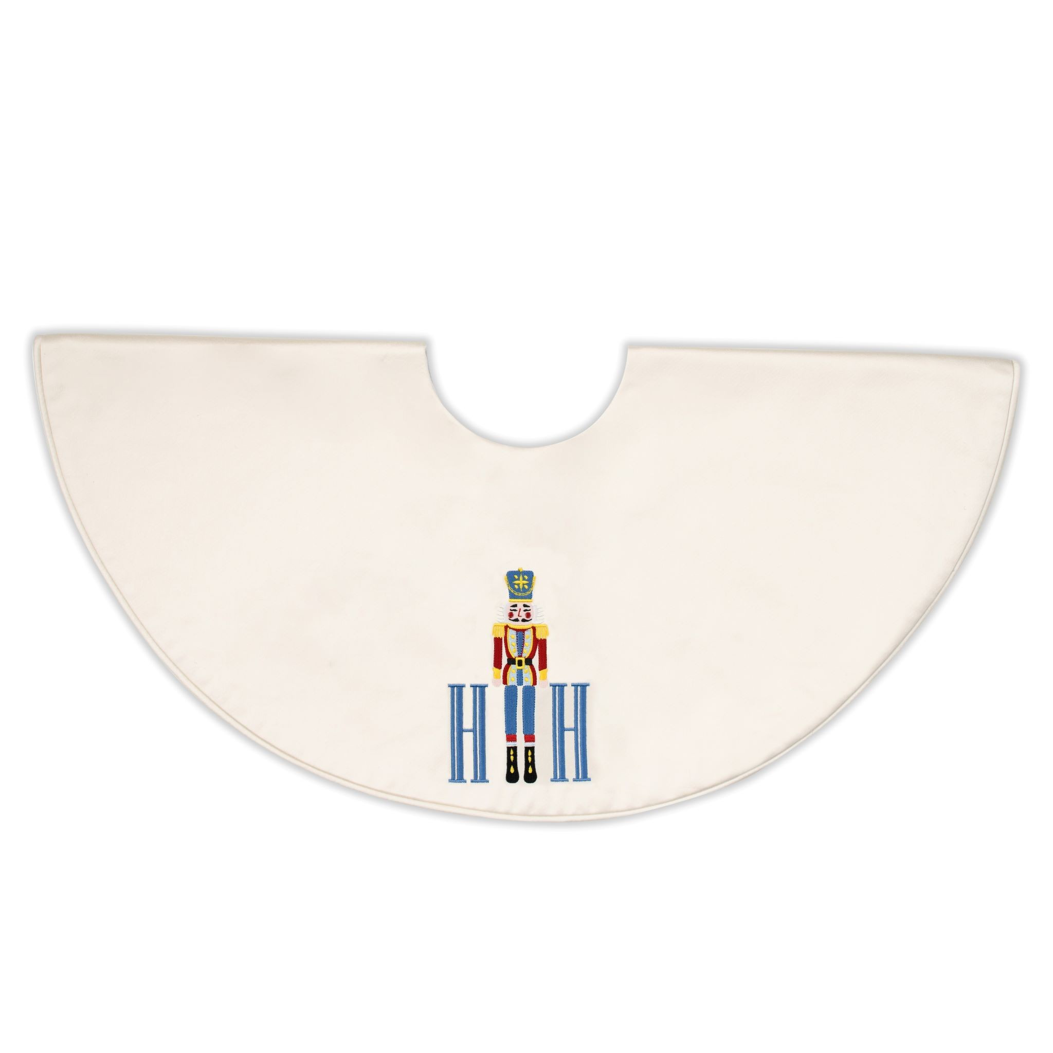 Children's Small Monogrammed Tree Skirt | Fig and Dove