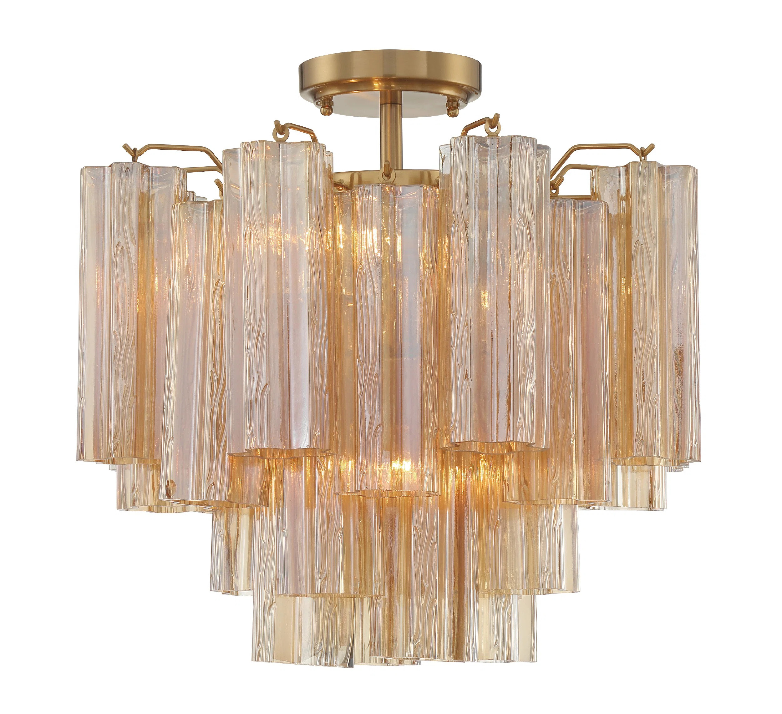 Glass Semi Flush Mount | Wayfair North America