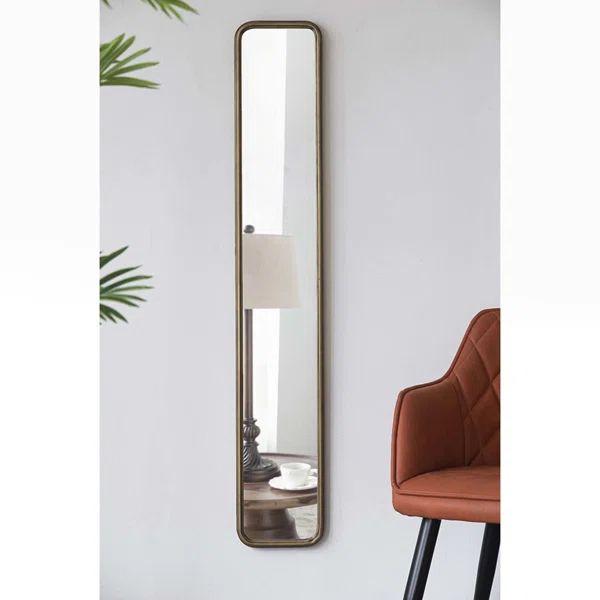 Vanhook Rounded Corner Slim Profile Full Length Mirror | Wayfair North America