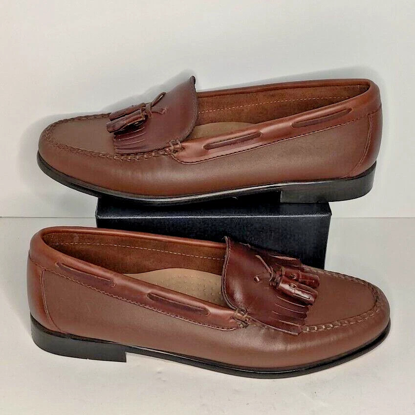 GH Bass Weejuns Womens Size 9 M Jaclyn Leather Tassel Loafers Brown 61523046142  | eBay | eBay US