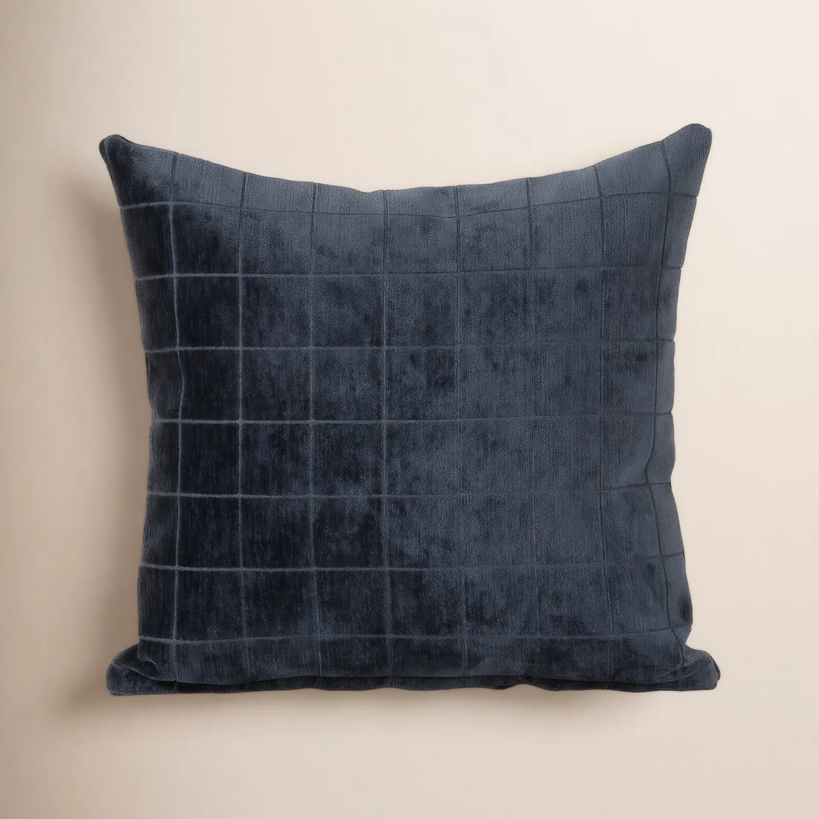 Otterville Velvet Grid Throw Pillow | Joss & Main