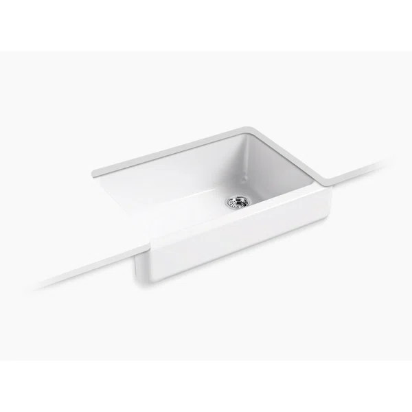 Whitehaven® Self-Trimming 32-1/2" L x 21-9/16" W x 9-5/8" Under-Mount Single-Bowl Sink with Shor... | Wayfair North America