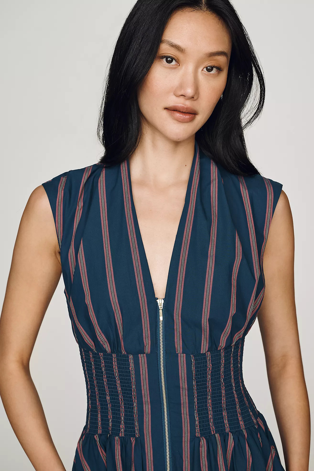 Tommie Front-Zip Mini Shirtdress | Anthropologie (US)