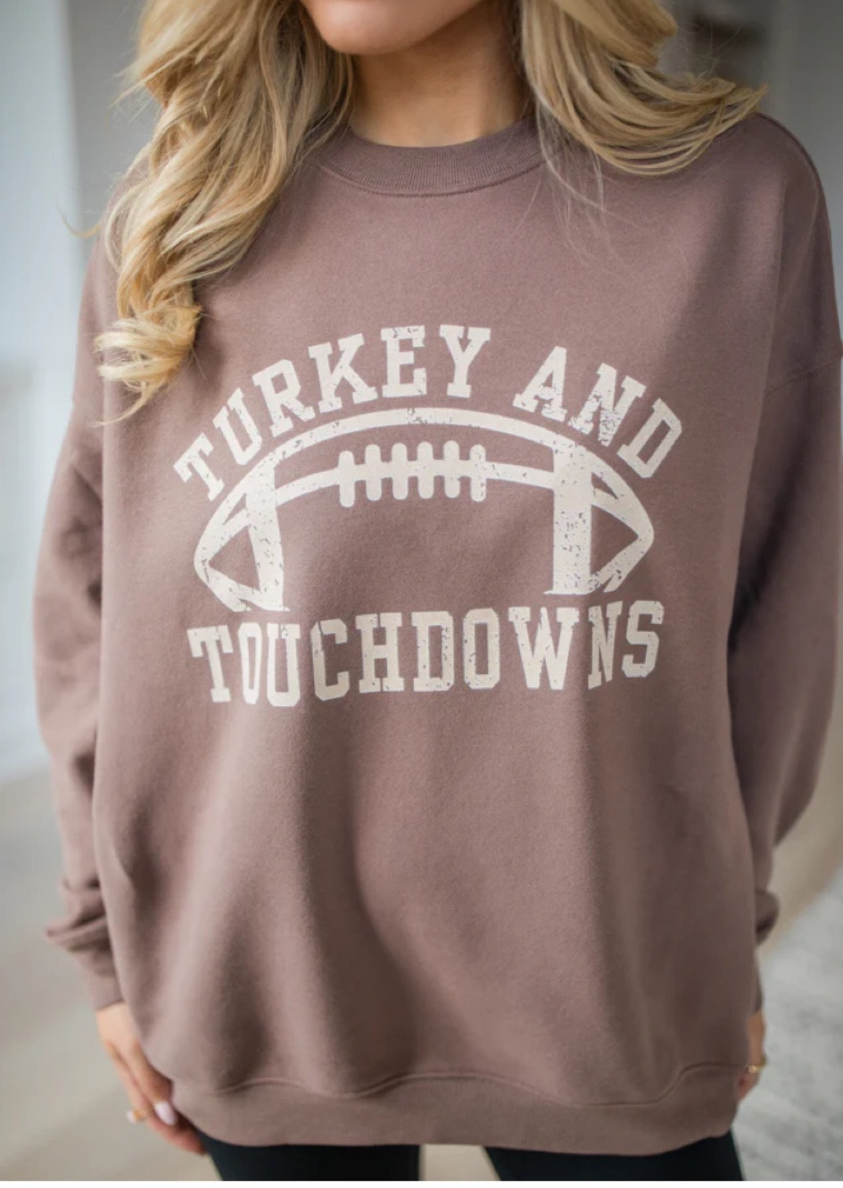 Thanksgiving sweatshirt #turkeysandtouchdowns

#LTKfindsunder100 #LTKSeasonal