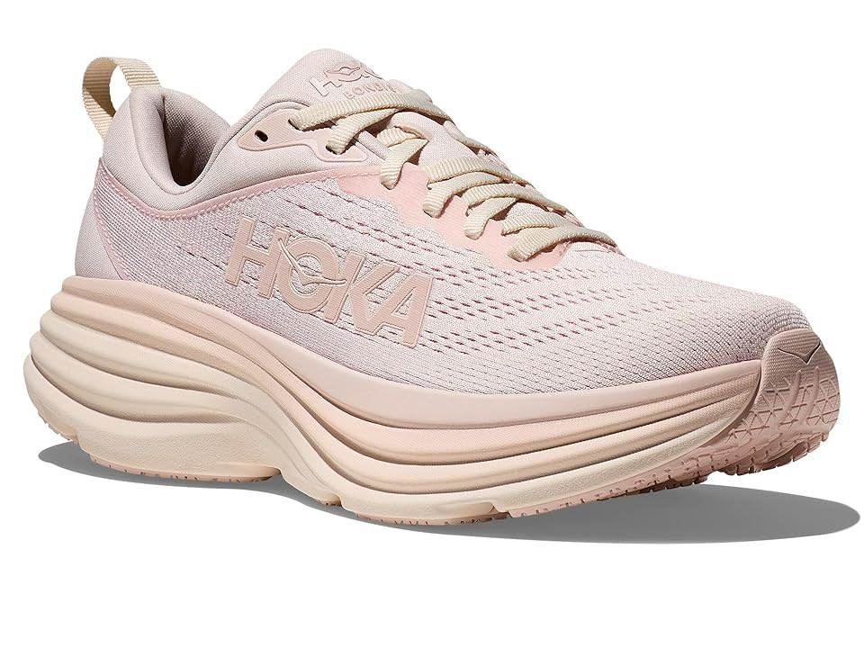 Hoka Women's Bondi 8 (Cosmic Pearl/Cosmic Pearl) Women's Shoes | Zappos