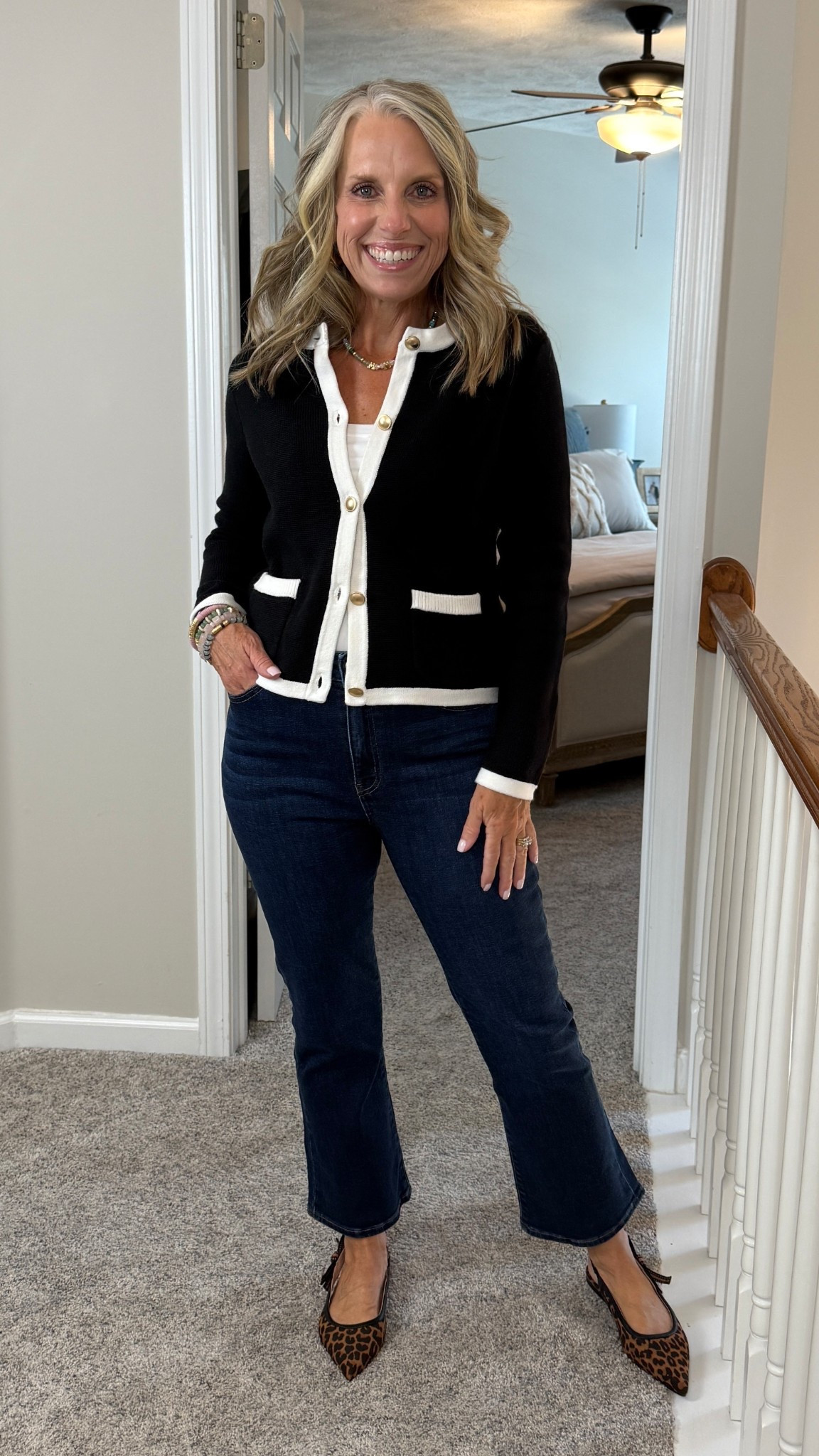 Quince Lady jacket and kick crop jeans 
Wearing XS jacket and 27 jeans  

#LTKFindsUnder100 #LTKStyleTip #LTKOver40