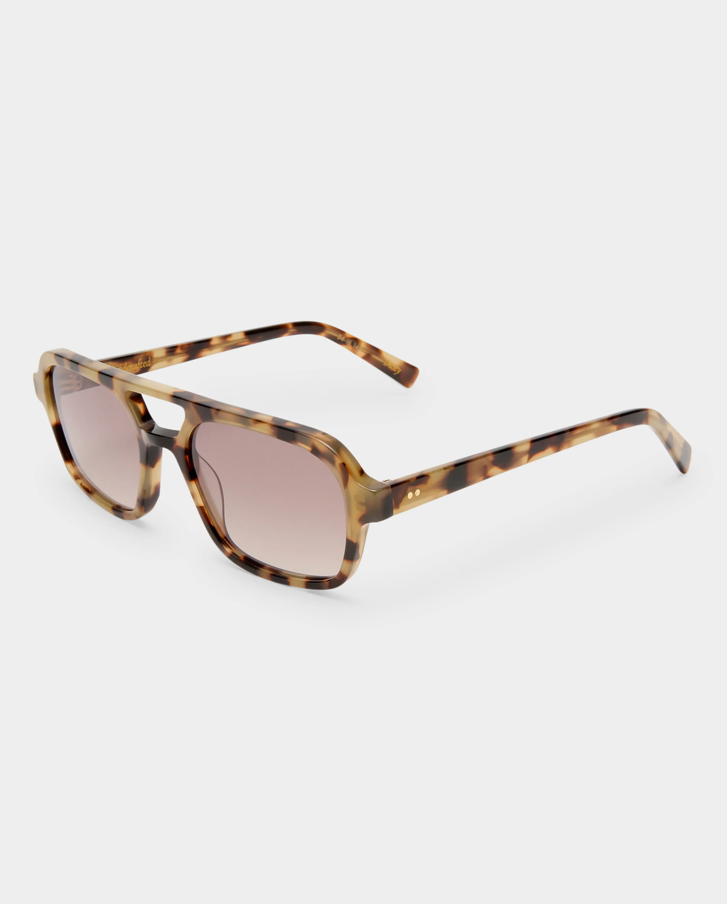 The Dusty Mocha Tort Female Aviator Sunglasses | Luv Lou | Luv Lou