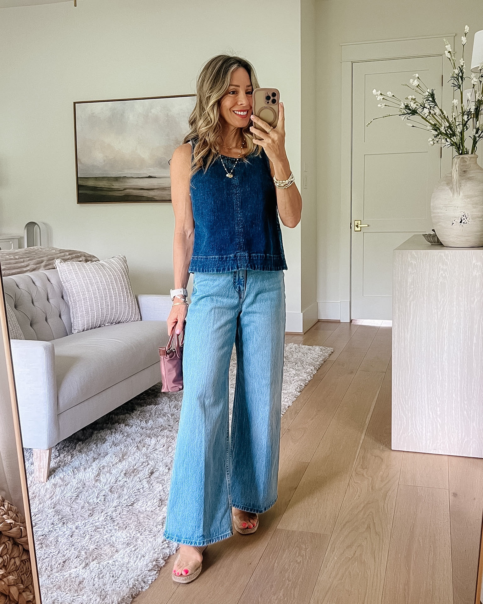 Walmart Denim Top & Jeans 

Top Fit: I'm wearing an XS

Jeans Fit: I'm wearing a 0

#LTKOver40 #LTKSeasonal #LTKPetite