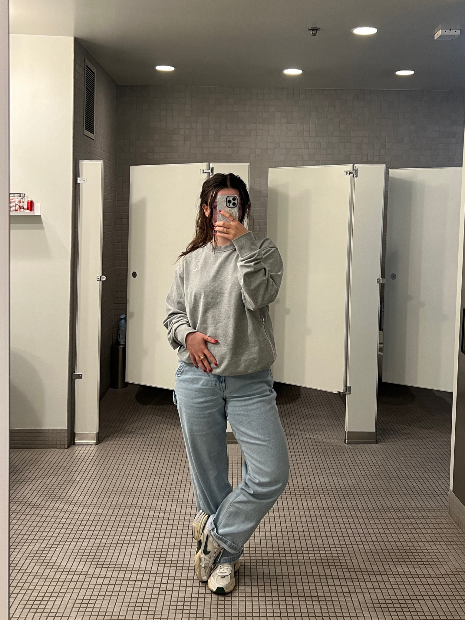 Casual ootd, grey Nike hoodie, cargo women utility pants, jeans, Nike runner shoes

#LTKstyletip #LTKActive #LTKfindsunder50