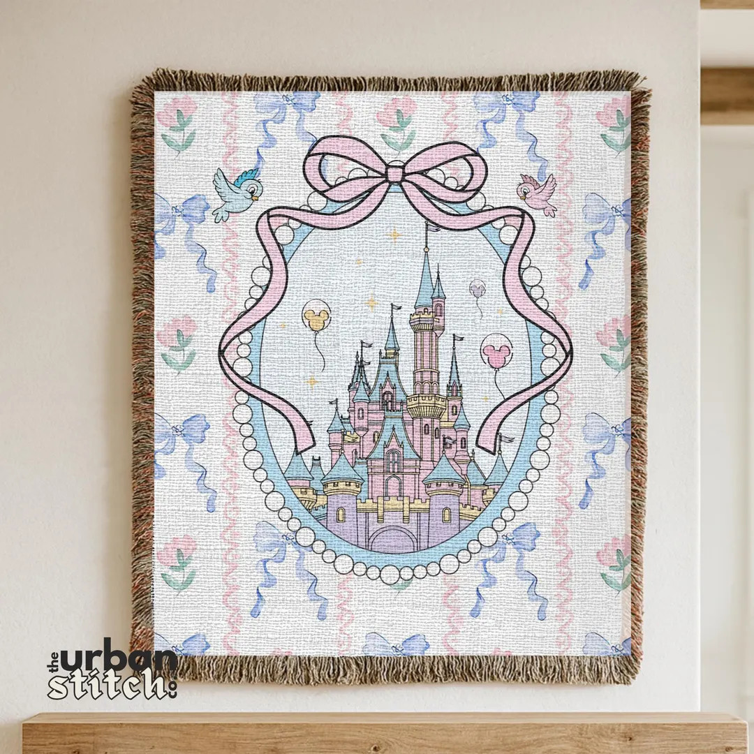 Happiest Place on Earth Castle Throw Blanket: Gift for Her - Etsy | Etsy (US)