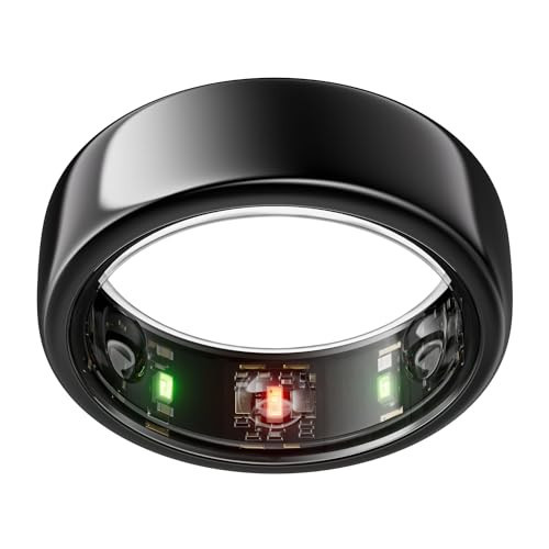 Oura Ring Gen3 Horizon - Black - Size 6 - Smart Ring - Size First with Oura Ring Gen3 Sizing Kit - Sleep Tracking Wearable - Heart Rate - Fitness Tracker - 5-7 Days Battery Life | Amazon (US)