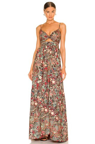 A.L.C. Laura Dress in Sangria Multi from Revolve.com | Revolve Clothing (Global)