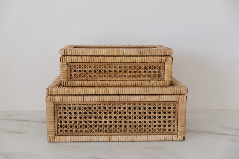 Rattan Display Boxes | Jansen Home