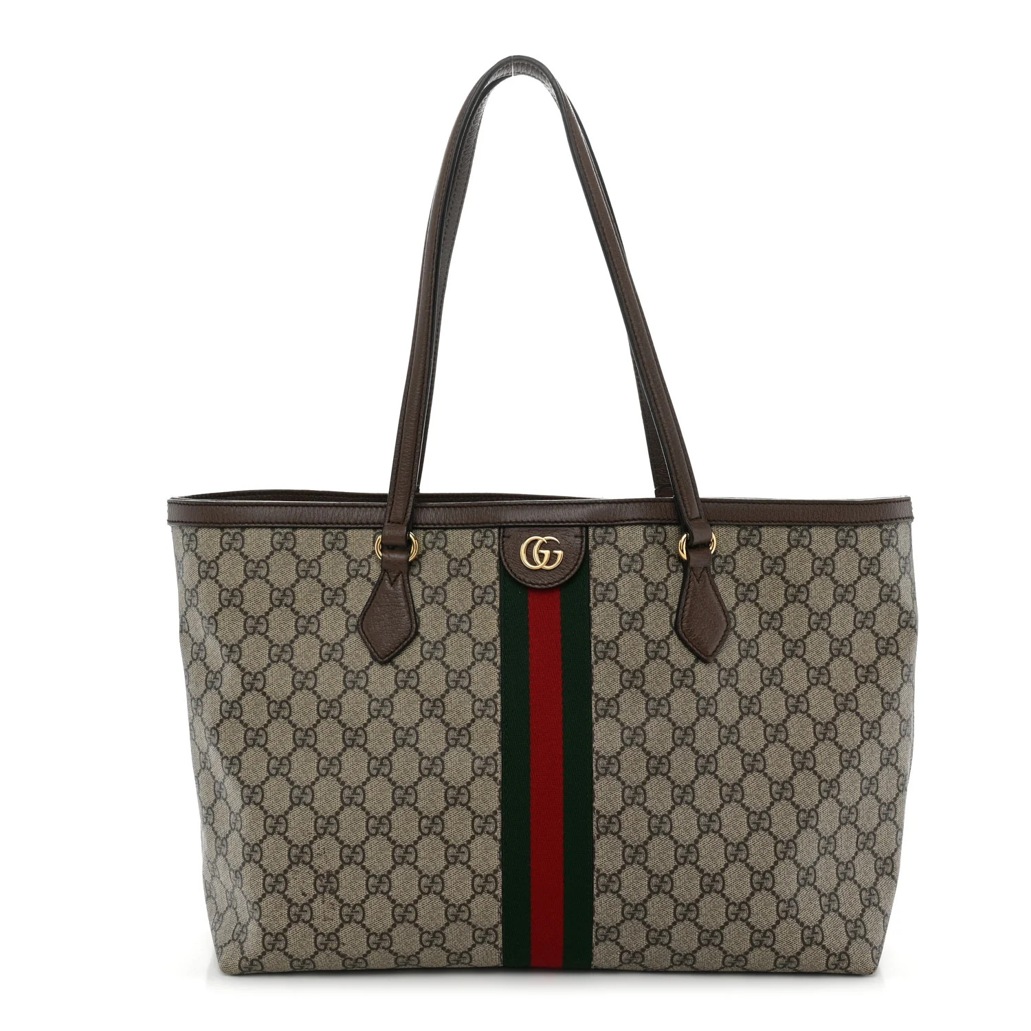 Gucci GG Supreme Monogram Medium Ophidia Shopping Tote Brown 1953408 | FASHIONPHILE (US)