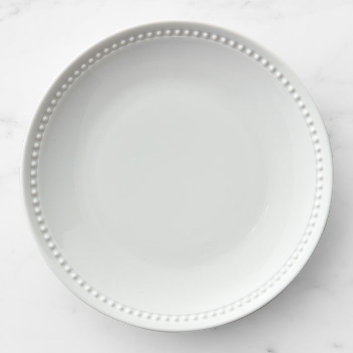 Pillivuyt Beaded Coupe Dinner Plates | Williams-Sonoma