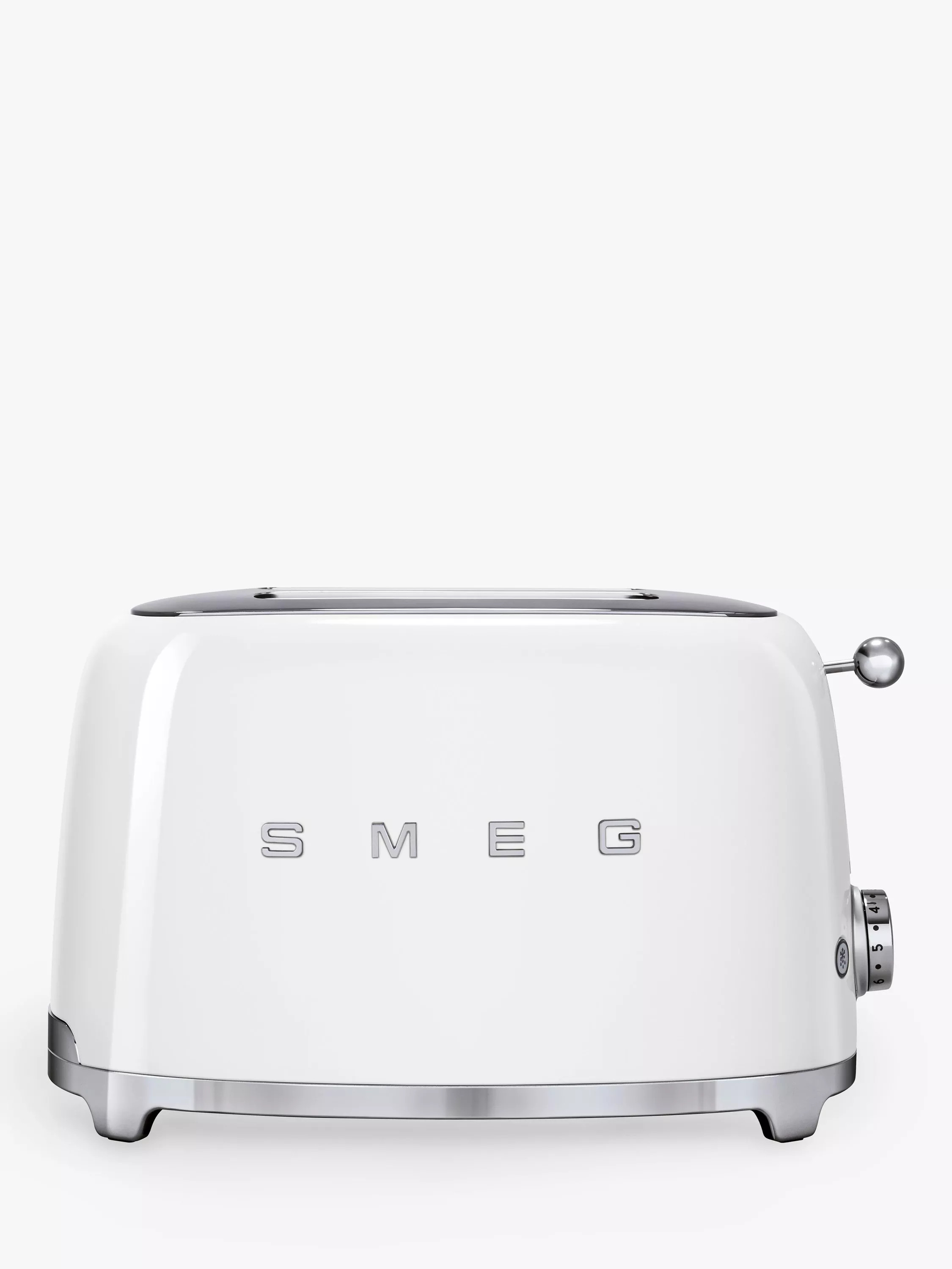 SmegTSF01 2-Slice Toaster, White | John Lewis (UK)