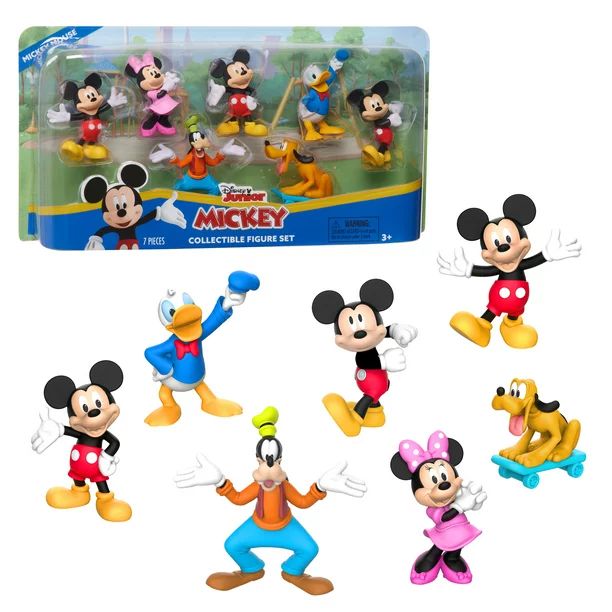 Disney Junior Mickey Mouse Collectible Figure Set, Kids Toys for Ages 3 up - Walmart.com | Walmart (US)
