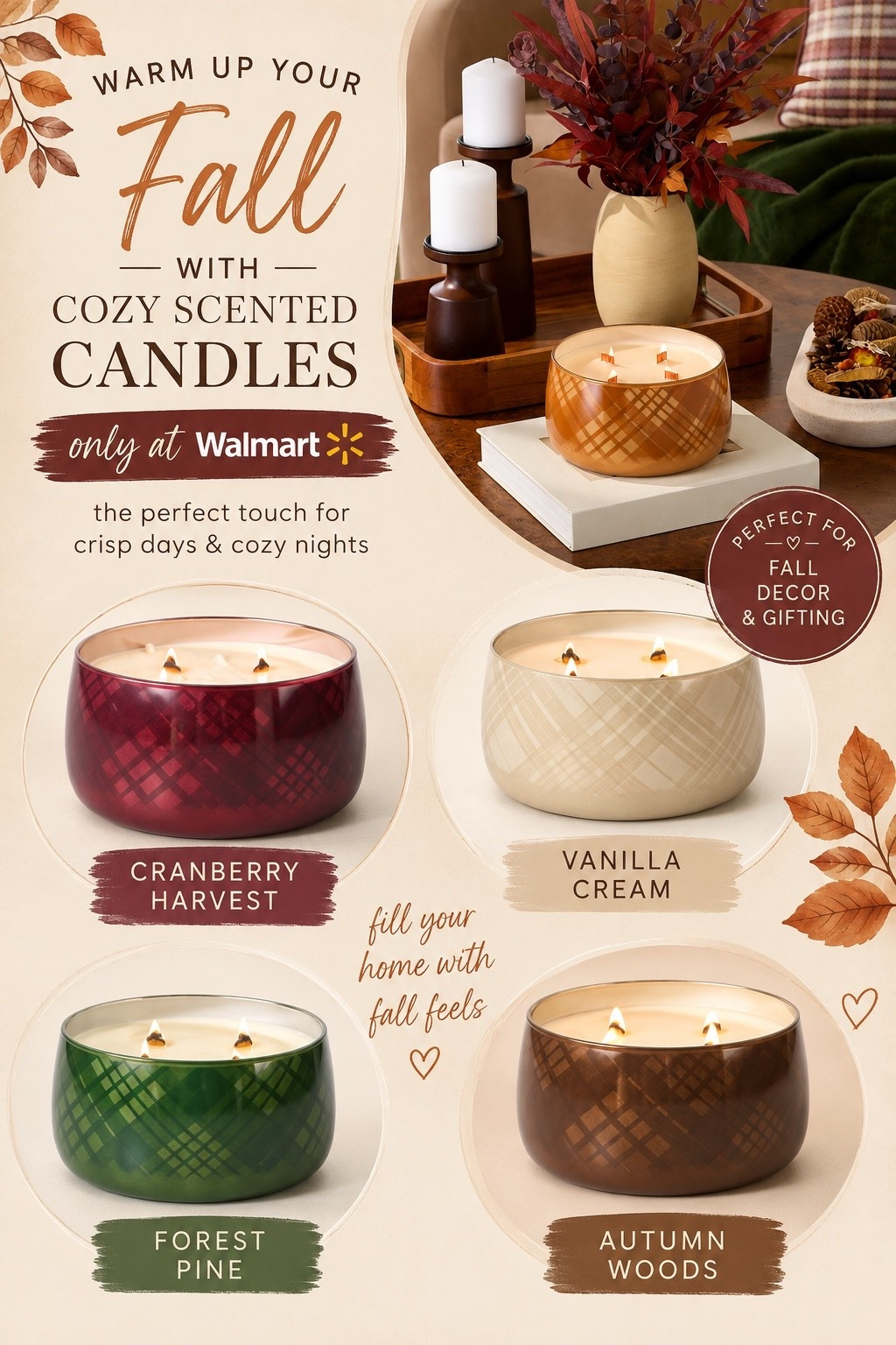 The cutest fall pieces are already hitting Walmart! 🍁 I'm finding trendy styles, cozy layers, and beautiful home decor at prices you'll love. Shop all my favorites now before they sell out!
#WalmartStyle #LTKFashion #FallWardrobe #AffordableStyle #FallFavorites #WalmartDeals #AutumnStyle #LTKDaily #FashionFinds #ShopWithMe

#LTKSeasonal #LTKmomlife #LTKootd