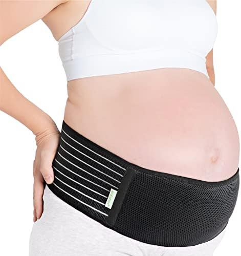 Maternity Belly Band for Pregnancy - Soft & Breathable Pregnancy Belly Support Belt - Pelvic Supp... | Amazon (US)