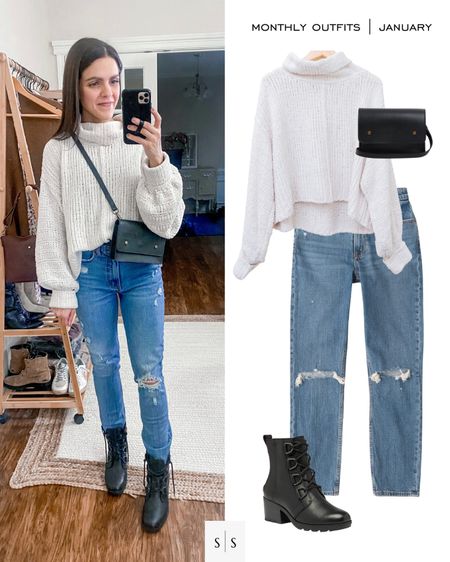 Monthly outfit planner : JANUARY looks | #casualstyle #skinnyjean #everydayoutfit #winterstyle #casualchic #winteroutfit | See entire calendar on thesarahstories.com ✨

#LTKstyletip