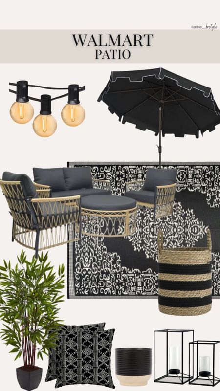 Walmart patio furniture patio rug outfoor rug patio umbrella patio decor outdoor candles 

#LTKhome #LTKunder100 #LTKunder50