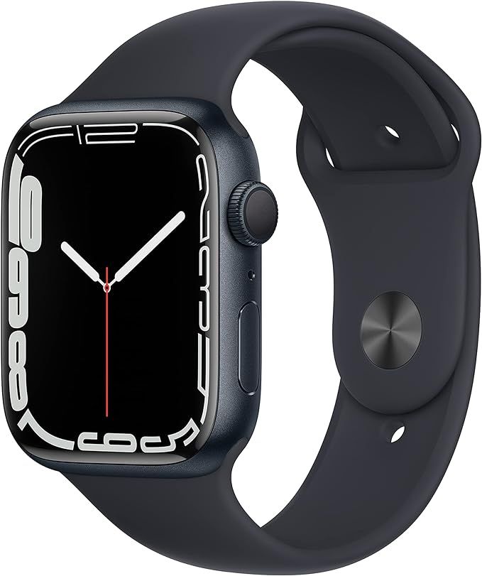 Apple Watch Series 7 [GPS 45mm] Smart Watch w/ Midnight Aluminum Case with Midnight Sport Band. ... | Amazon (US)
