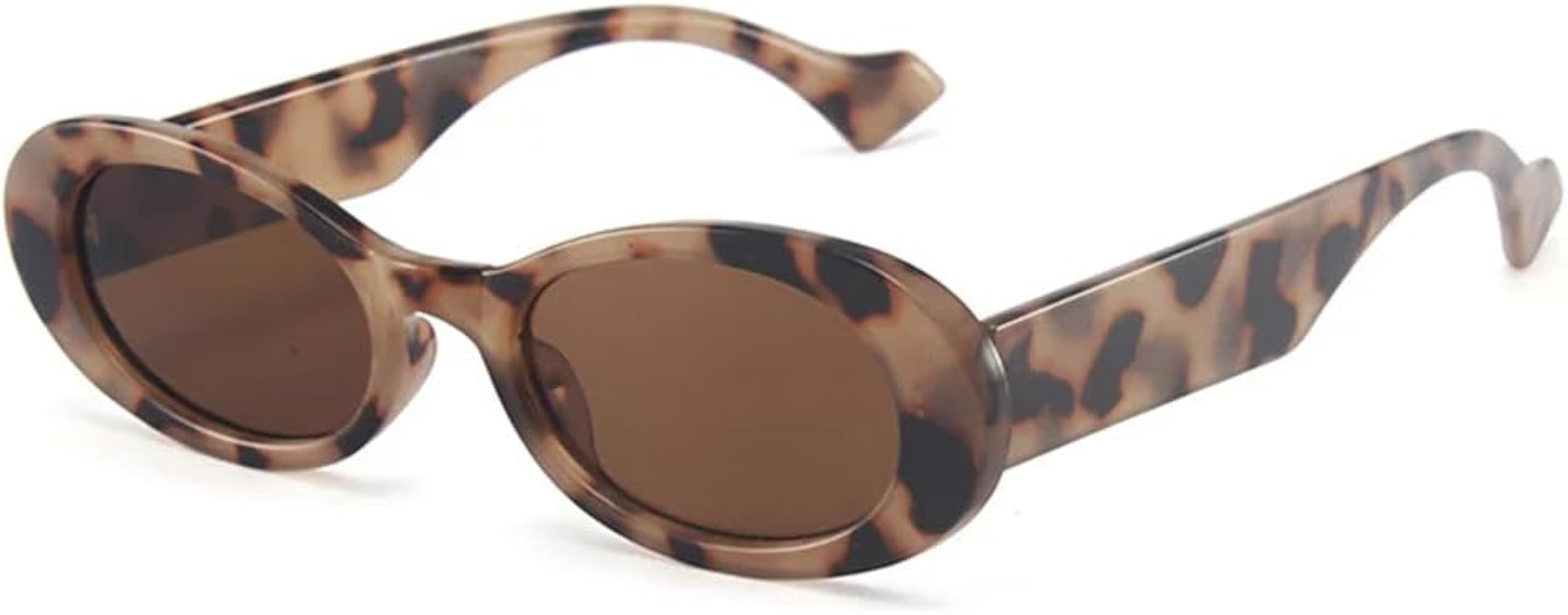 Popular Fashion Small Oval Sunglasses Women Vintage Eyewear Men Trending Sun Glasses Shades UV400 | Amazon (US)