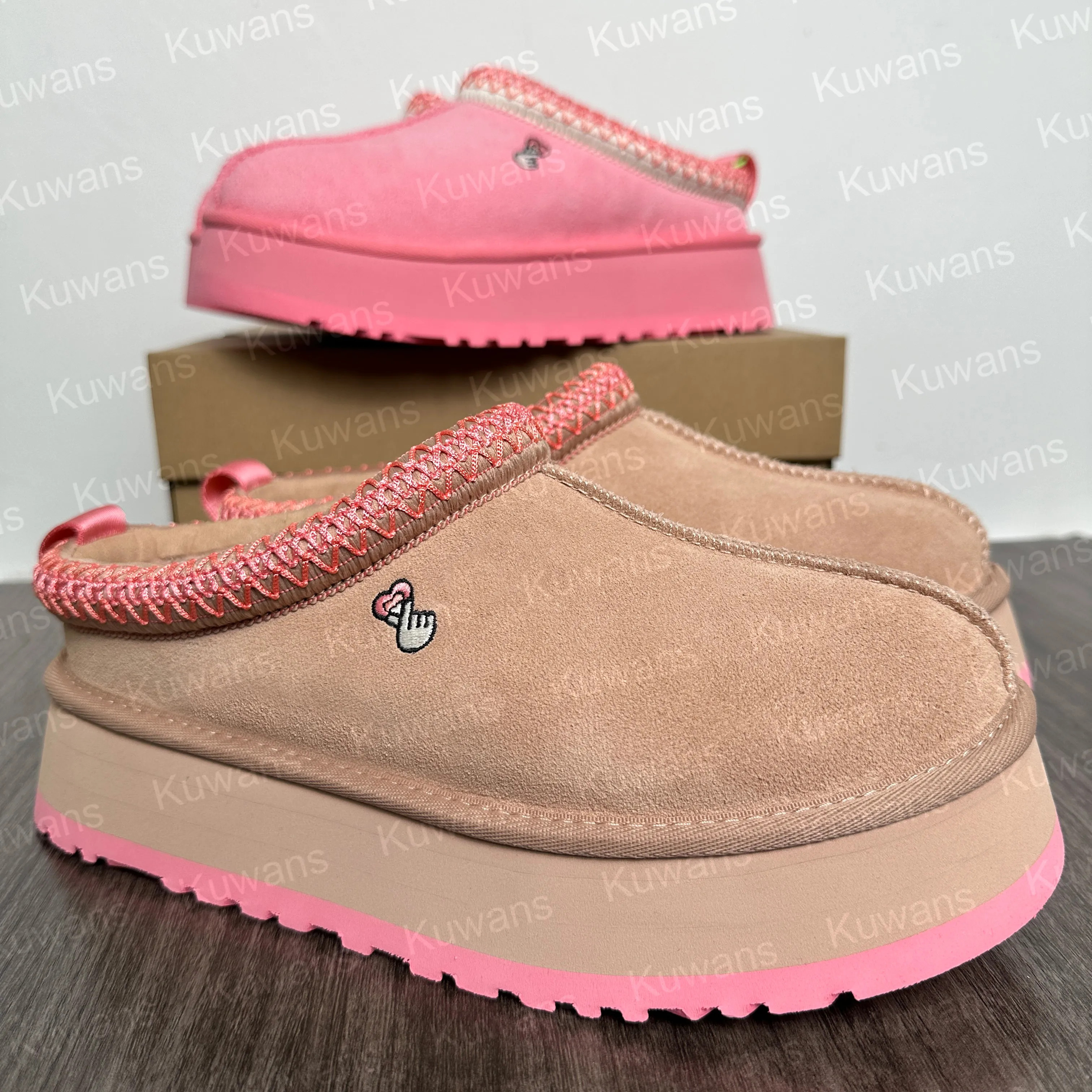 Womens Tazz Love 25 Slippers '25 Tasman Arroyo Tropical Pink Valentine's Day Designer Platform Fu... | DHGate