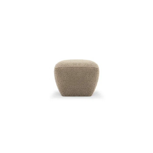 Kora 19.68" Wide Round Pouf Ottoman | Wayfair North America