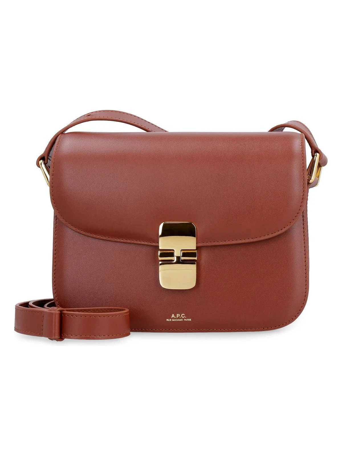 A.p.c. Women's Grace Small Bag in Marrone | PXBMWF61413 | LOZURI