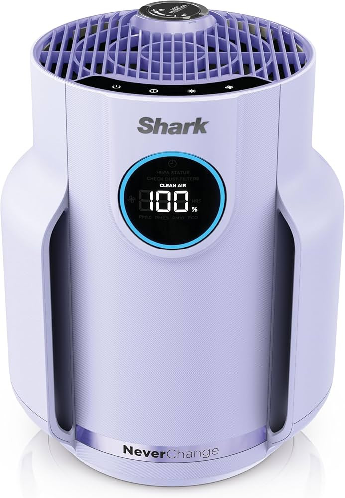 Shark Air Purifier for Home, NeverChange Compact Pro, for Bedroom, Nursery, Home Office, Dorm, HE... | Amazon (US)
