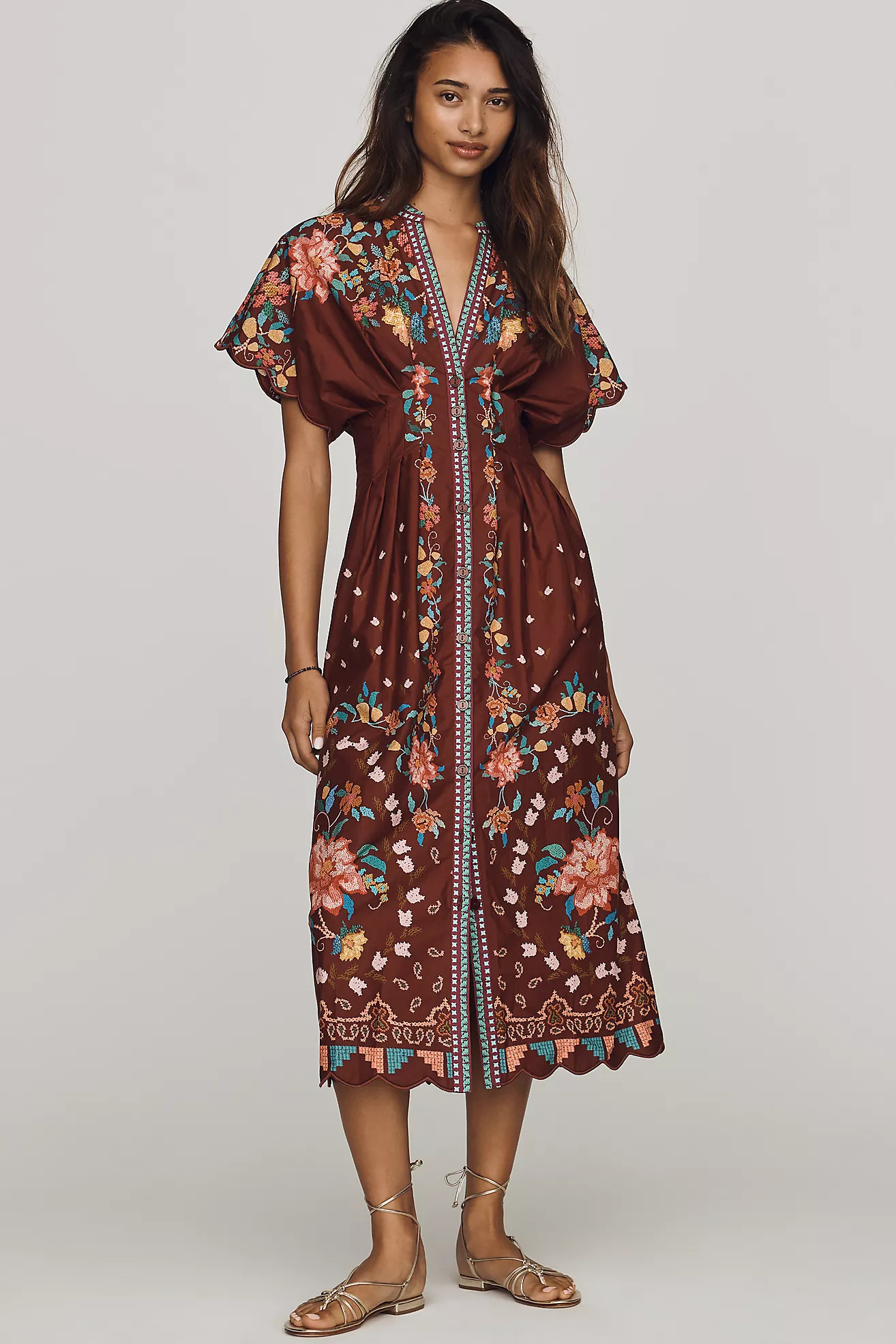 Anthropologie x Farm Rio Midi Dress | Anthropologie (US)