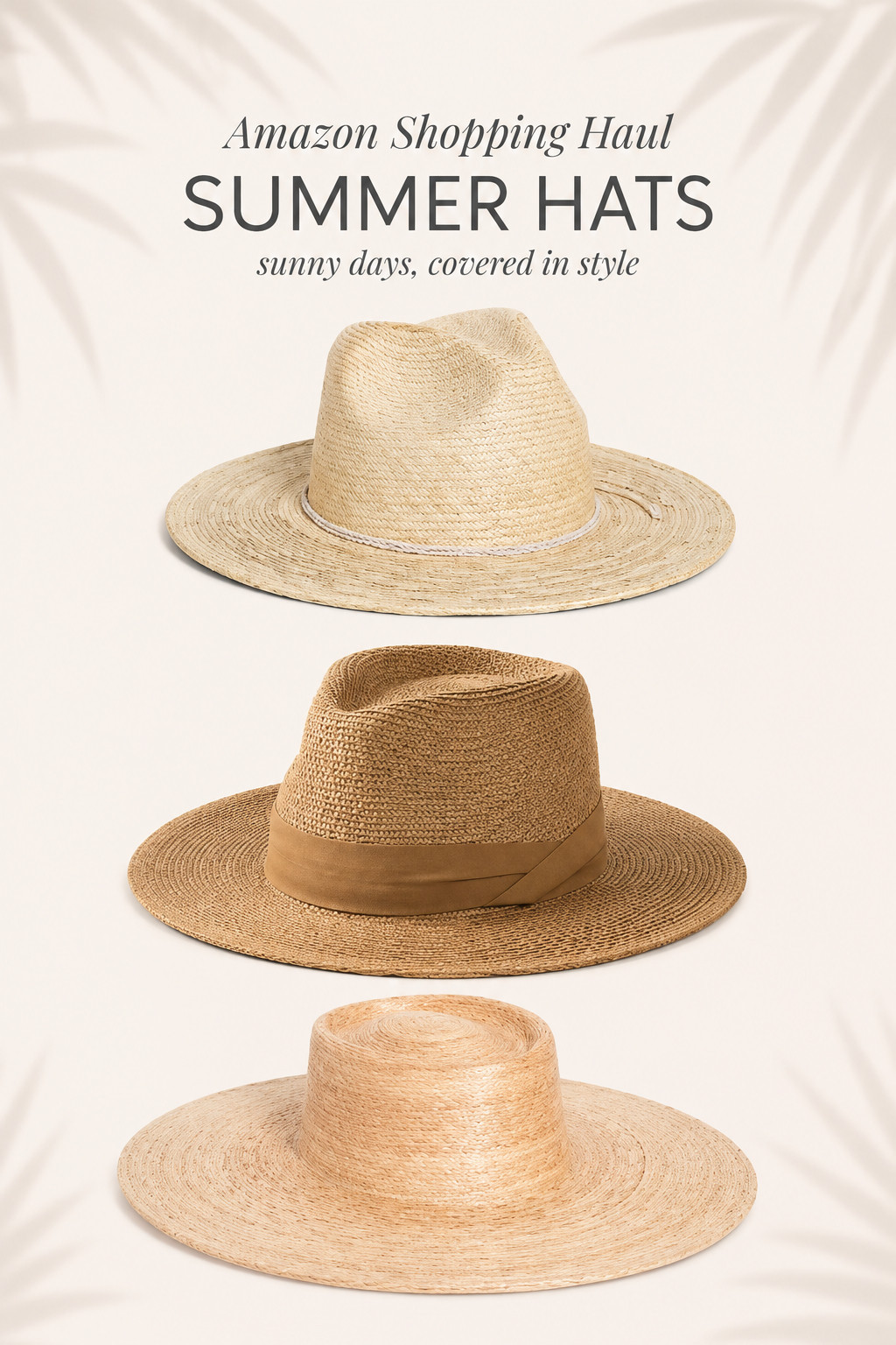 Amazon summer hats that instantly make a vacation outfit feel more put together 🤍 Neutral straw styles I’d pack for Cabo, the Maldives, French Polynesia, Greece & every beach vacation in between. Perfect with swimwear, coverups & easy resort outfits.

Amazon hats, Amazon summer hats, Amazon straw hat, straw hats for women, summer hats for women, beach hats, vacation hats, resort wear, resort accessories, vacation accessories, beach vacation outfits, Cabo outfits, Cabo vacation outfits, Cabo packing list, honeymoon outfits, honeymoon packing, Maldives outfits, Maldives packing list, French Polynesia outfits, Bora Bora outfits, Greece outfits, European summer outfits, Europe vacation outfits, beach outfits, pool outfits, resort outfits, summer vacation style, Amazon vacation finds, Amazon fashion

#LTKSeasonal #LTKSwim #LTKTravel