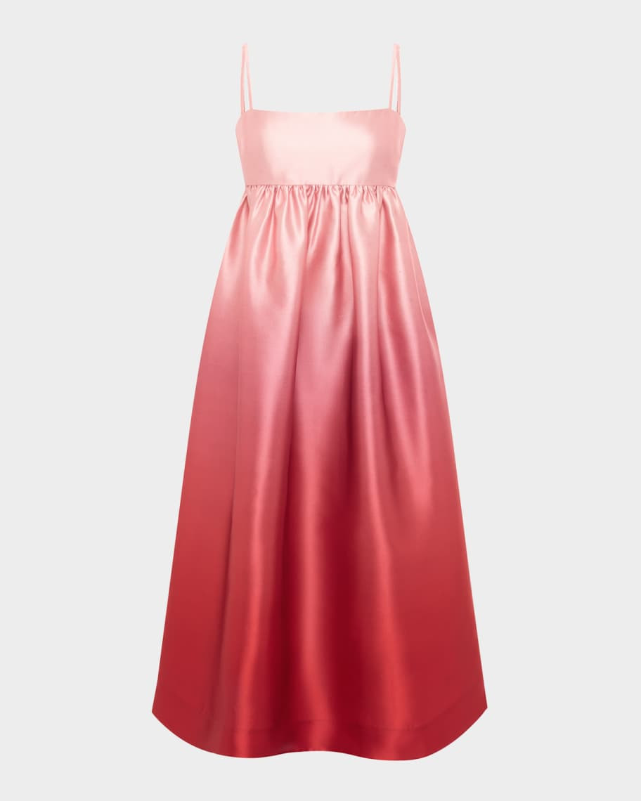 ALEMAIS Inez Ombre Midi Dress | Neiman Marcus