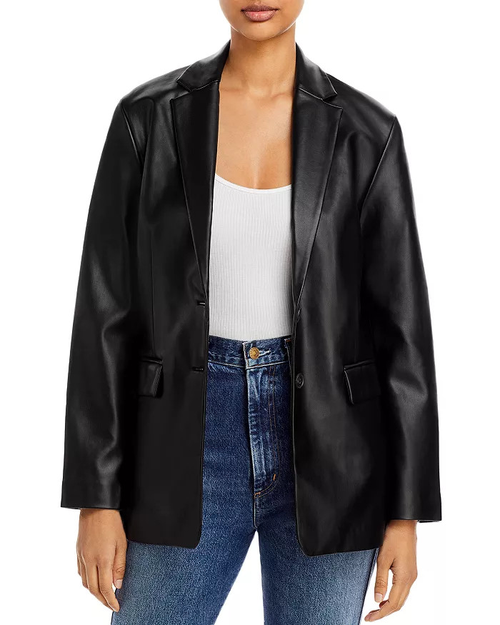 Crolenda Faux Leather Blazer | Bloomingdale's (US)