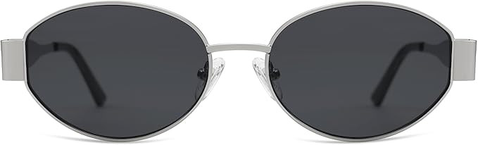 SOJOS Retro Oval Sunglasses for Women Trendy Sun Glasses Classic Shades SJ1217 | Amazon (US)