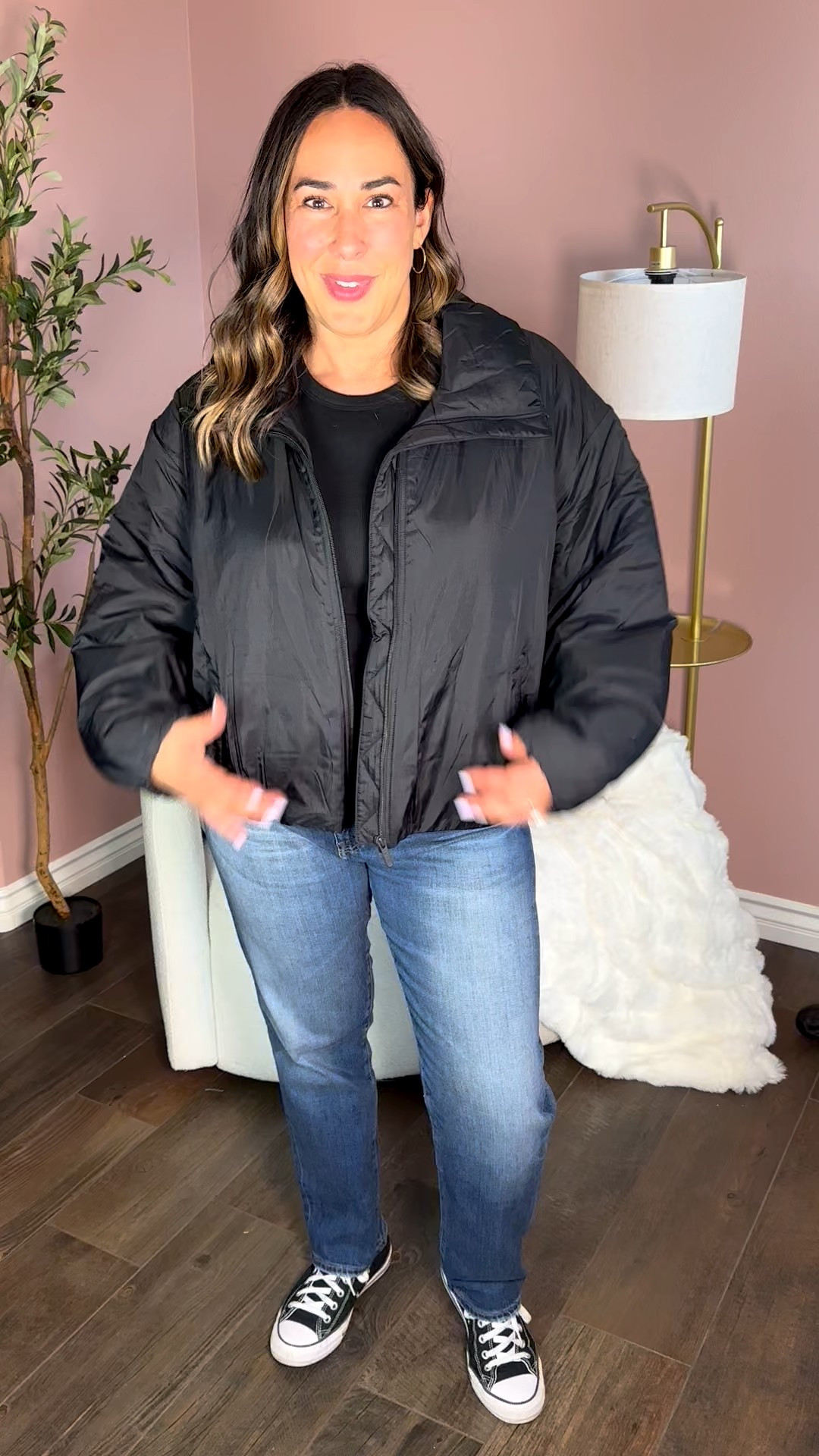 Here's an everyday windbreaker jacket, and it's great with jeans!

#LTKU #LTKSeasonal #LTKStyleTip
