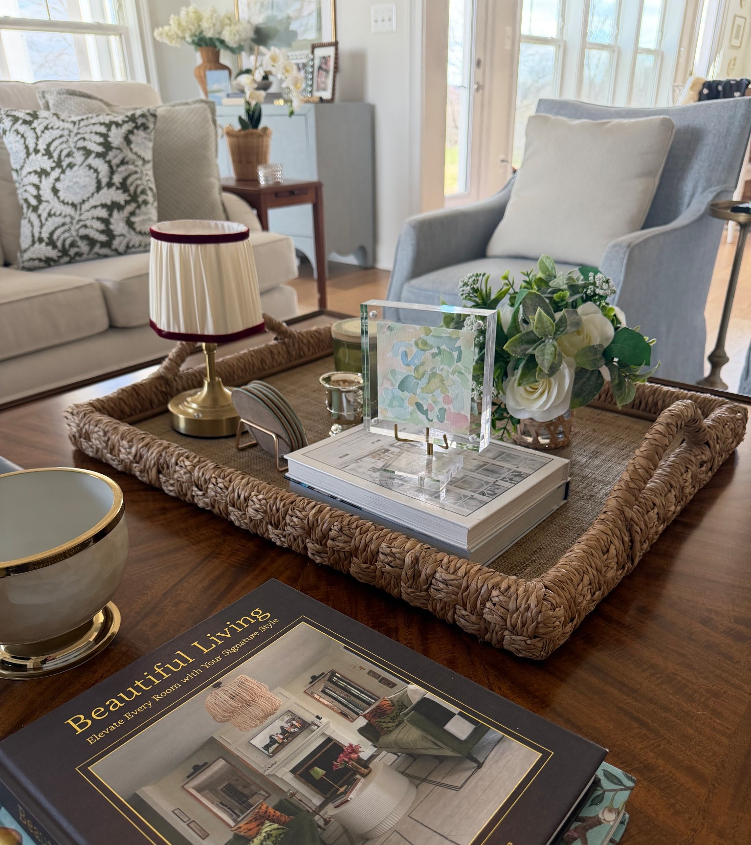 Large seagrass tray for a STEAL! Mine is 27x21, but this one is still large and a great size for styling! 

#LTKHome