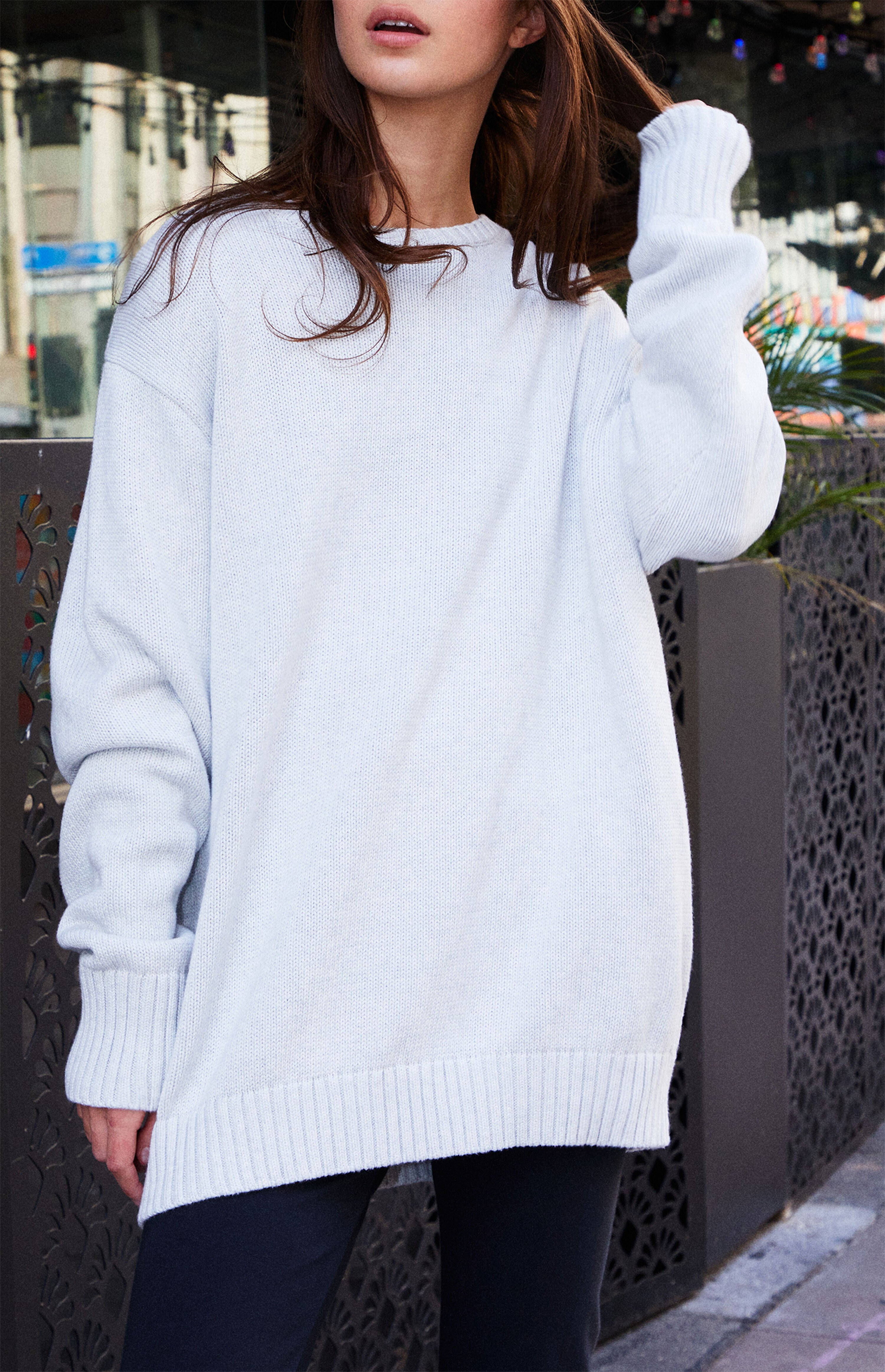 John Galt Gray Brianna Sweater | PacSun