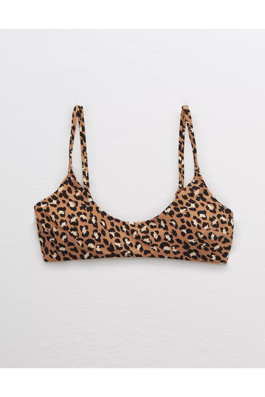 Aerie Leopard Scoop Bikini Top | American Eagle Outfitters (US & CA)