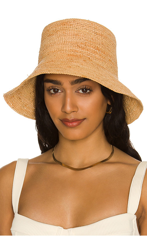 Hat Attack Chic Crochet Bucket Hat in Neutral. | Revolve Clothing (Global)