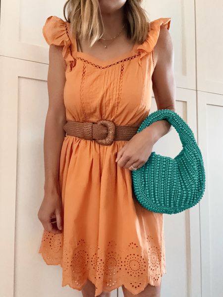 Outfit under $100. I cinched this Nordstrom dress to accentuate the waist and I thought the pop of color with the turquoise beaded bag was super fun. This dress runs tts I’m wearing a S


#LTKover40 #LTKstyletip #LTKfindsunder100