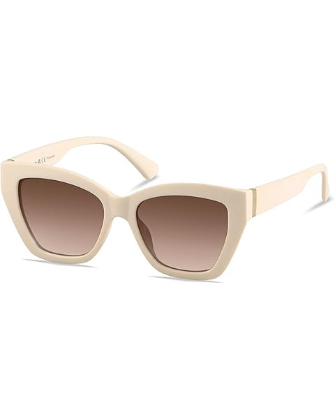 SOJOS Oversized Polarized Sunglasses for Women, Big Designer Womens Trendy Square Shades SJ2205 | Amazon (US)