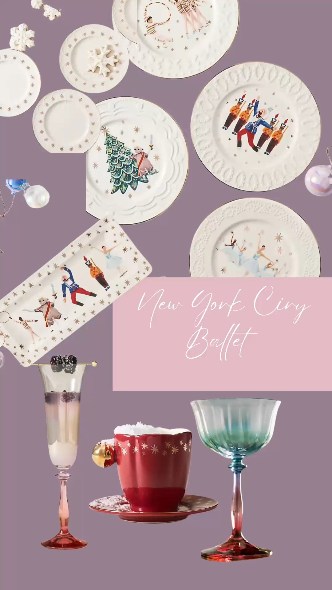 New York City Ballet Nutcraker collaboration 

#LTKHome #LTKSeasonal #LTKFindsUnder100