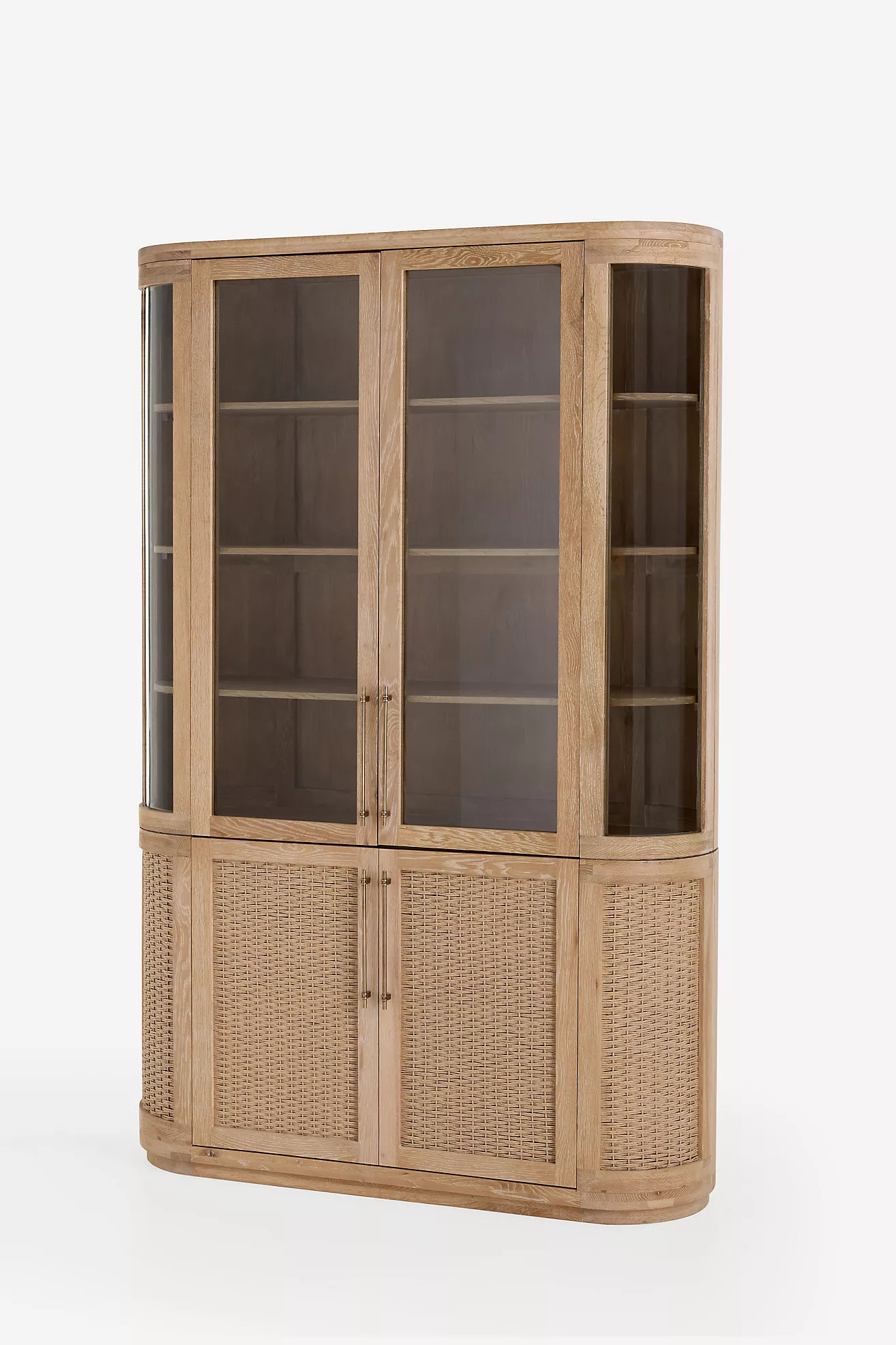 Sienna Woven Display Hutch | Anthropologie (US)