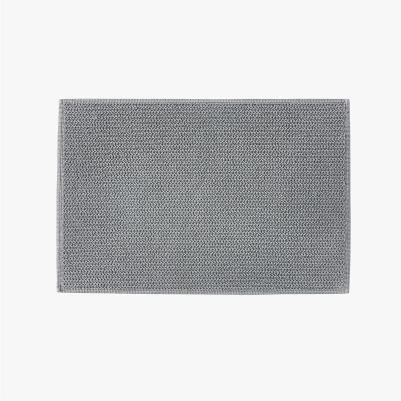 En Pointe Grey Bath Mat 24"x36" + Reviews | CB2 | CB2