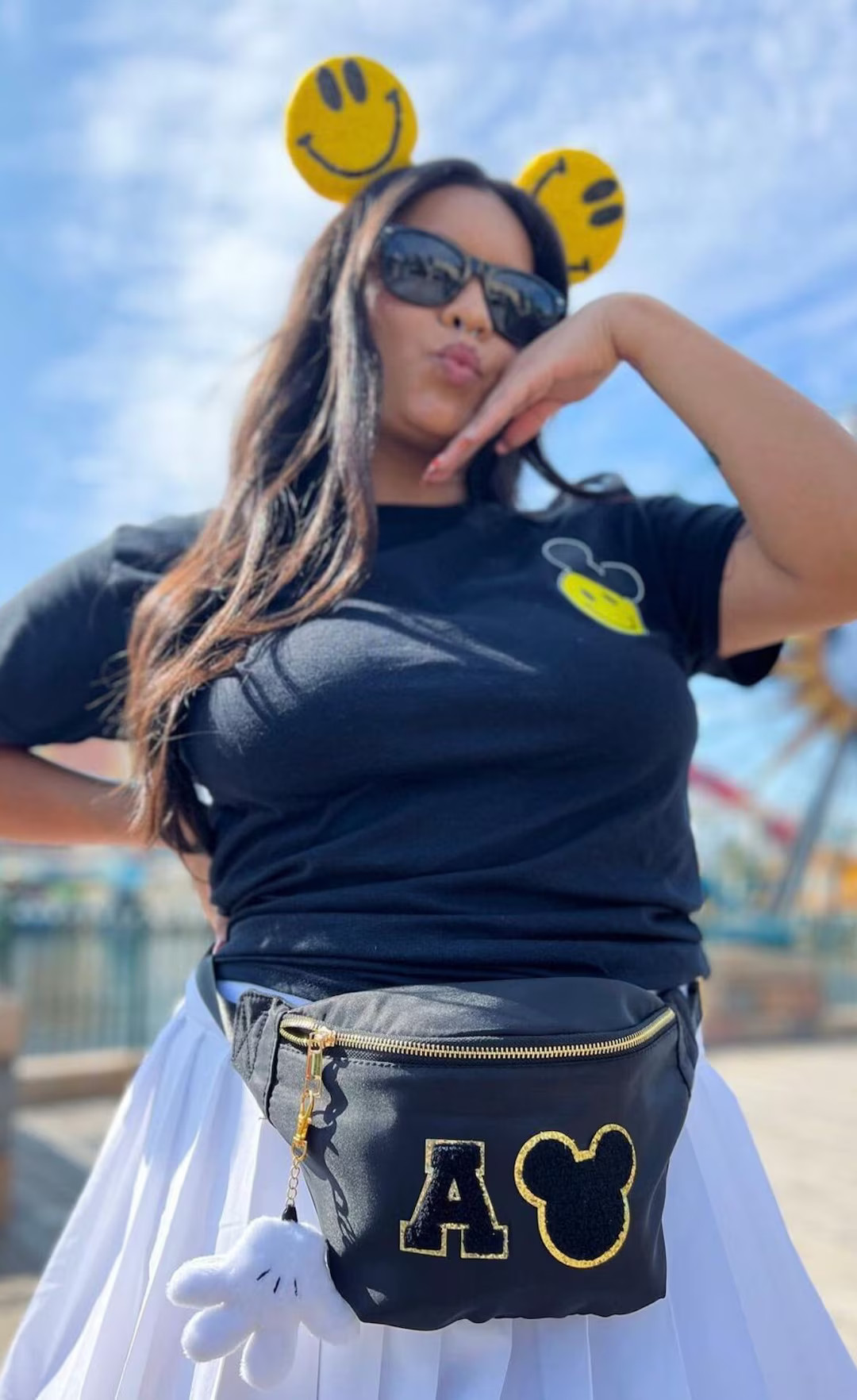 Customized LARGE Fanny Packs Park Fanny Pack Travel Bag Patch Bag Magical Bag Vacation Bag Disney... | Etsy (US)