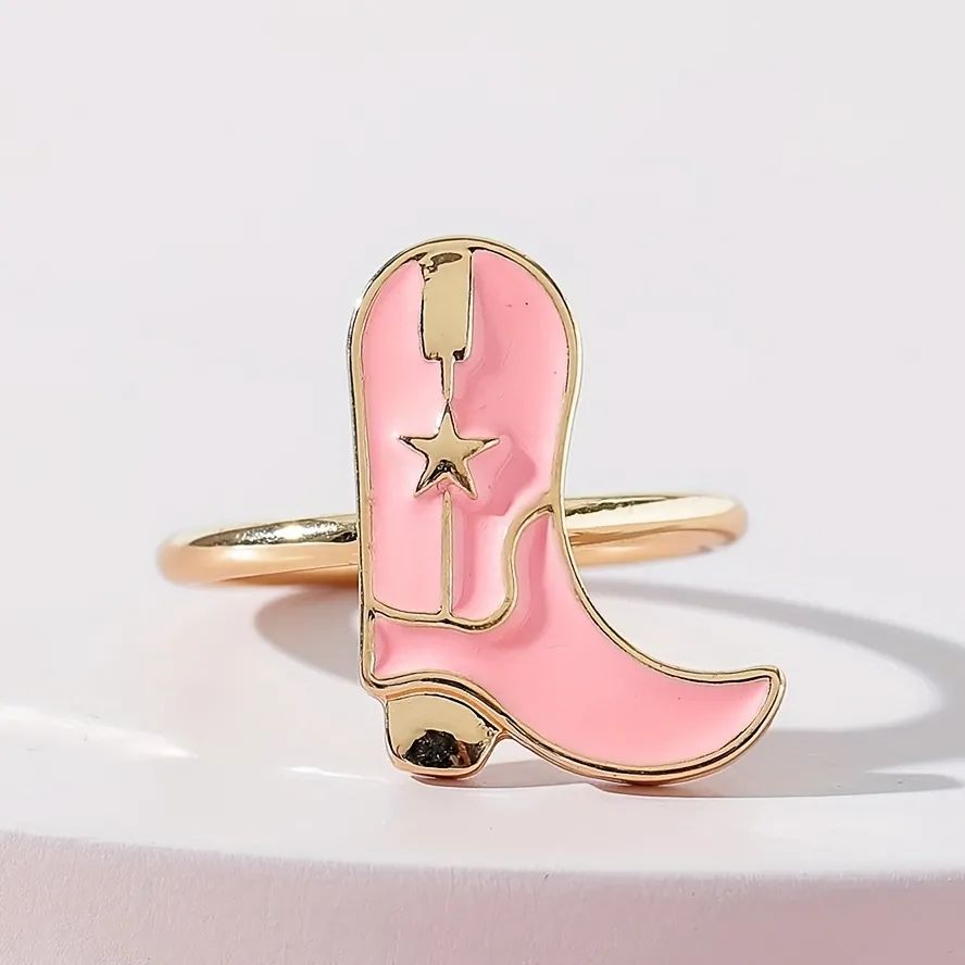 Add a Touch of Western Charm to Your Look with This Vintage Cowboy Boot Ring! | Temu Affiliate Program