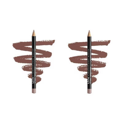 NYX Slim Lip Liner Pencil - 831 Mauve (PACK OF 2) | Long-wear Formula | Target